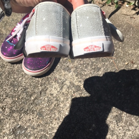 Vans toddler girl sneakers 7.5 - Picture 7 of 7